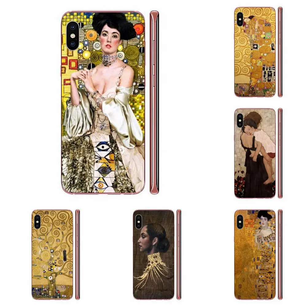 Kiss By Gustav Klimt Gold Tears In Oil для Samsung Galaxy A10 A20 A20E A3 A40 A5 A50 A7 J1 J3 J4 J5 J6 J7 2016 2017 2018 | Мобильные