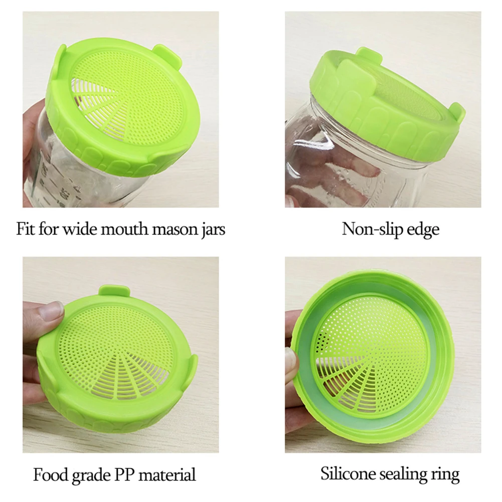 Пластиковая сетчатая Крышка для прорастания семян овощей силиконовая