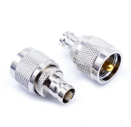 2pcs PL-259 UHF Male Plug to BNC SOCKET Female RF Coaxial Adapter Connector