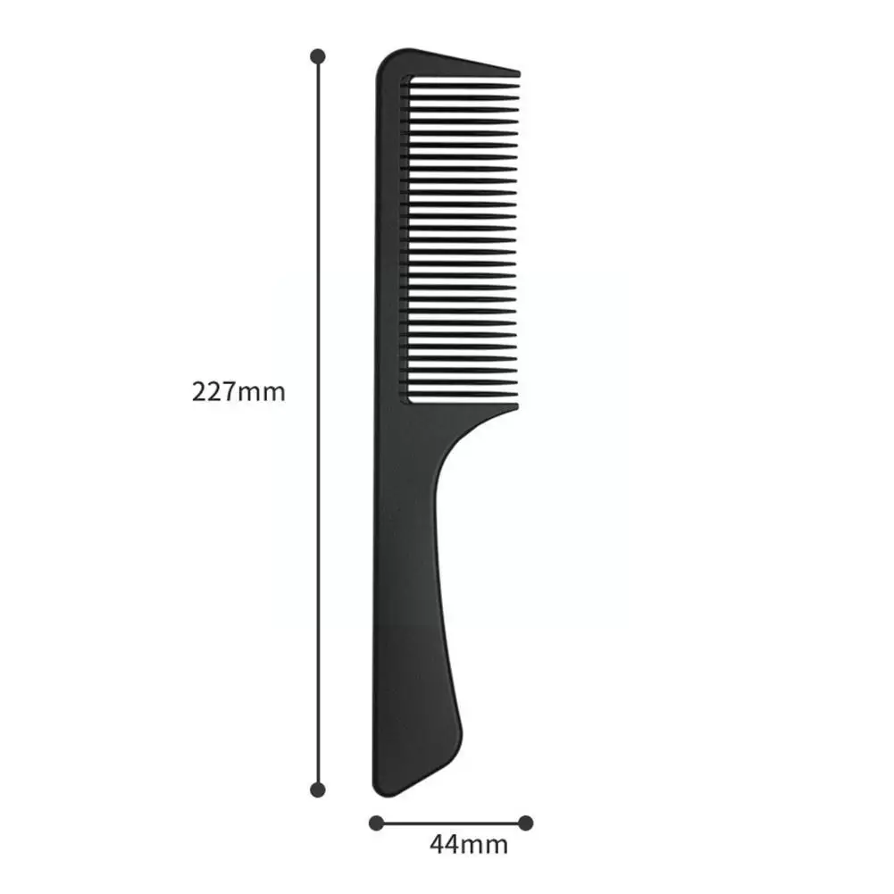 

1 Pcs Comb Carbon Fiber Double-Headed Black Steel Needle Hairdressing Salon Tail Styling Home Shipping Plastic Comb Drop S9H4