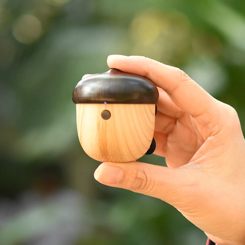 Мини Милая гайка деревянная Bluetooth Беспроводная колонка портативный сабвуфер душ