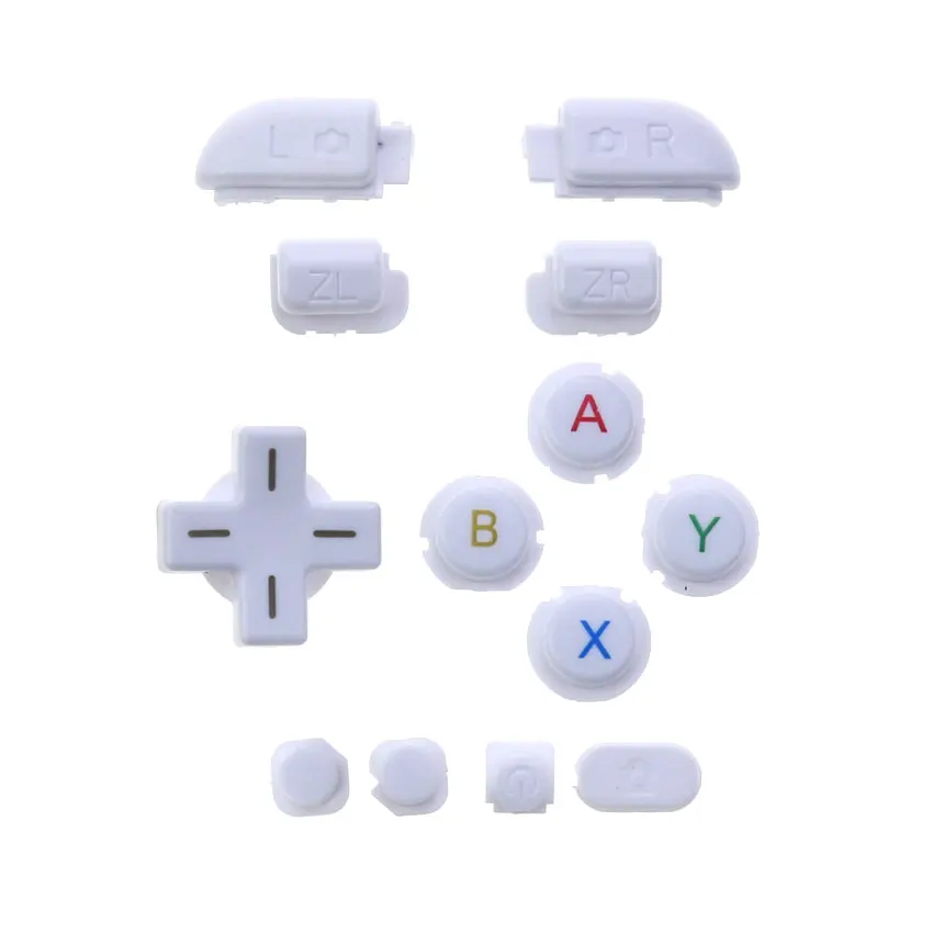 Запасная часть YuXi для консоли 3DS XL LL A B X L R ZL ZR D-pad кнопка включения питания новых