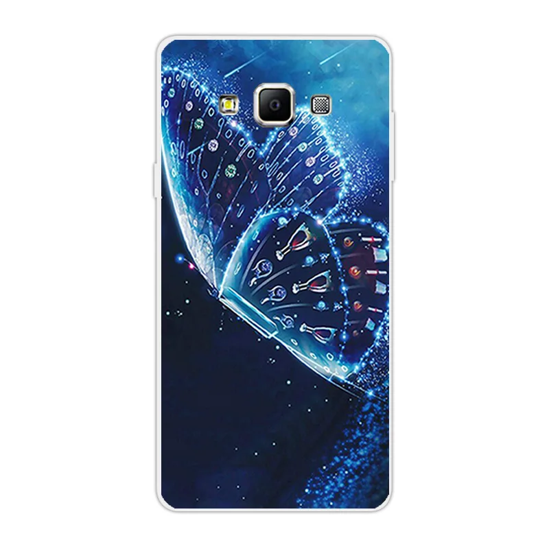 Ультра тонкий чехол для Galaxy S6 Edge Plus SM-A700F SM-J700F SM-A320F модный прозрачный чехол для телефона для J7 A3 A7 - Цвет: 21