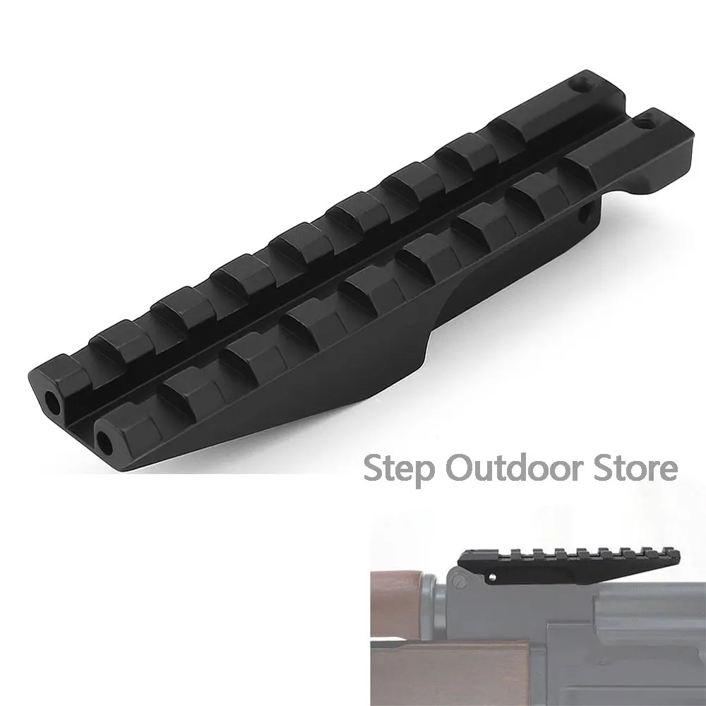 

AK Rear Sight Rail Mount 100mm Picatinny Weaver 20mm Scope Mount Base For Hunting Red Dot Optics AK47 AK74 Adapter