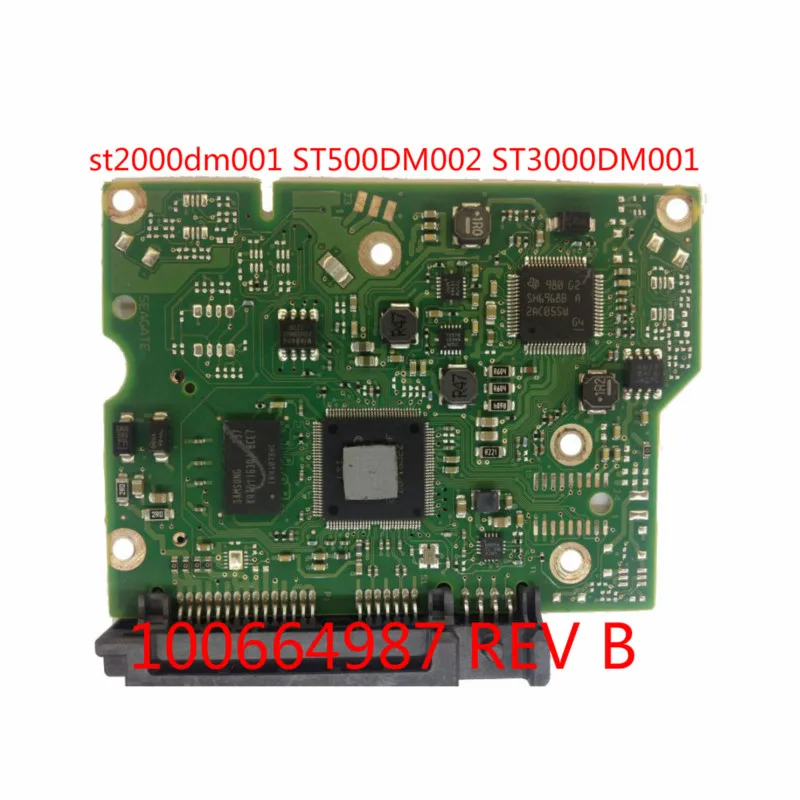 Печатная плата жесткого диска Seagate St2000dm001 ST500DM002 ST3000DM001 100664987 REV B - купить по