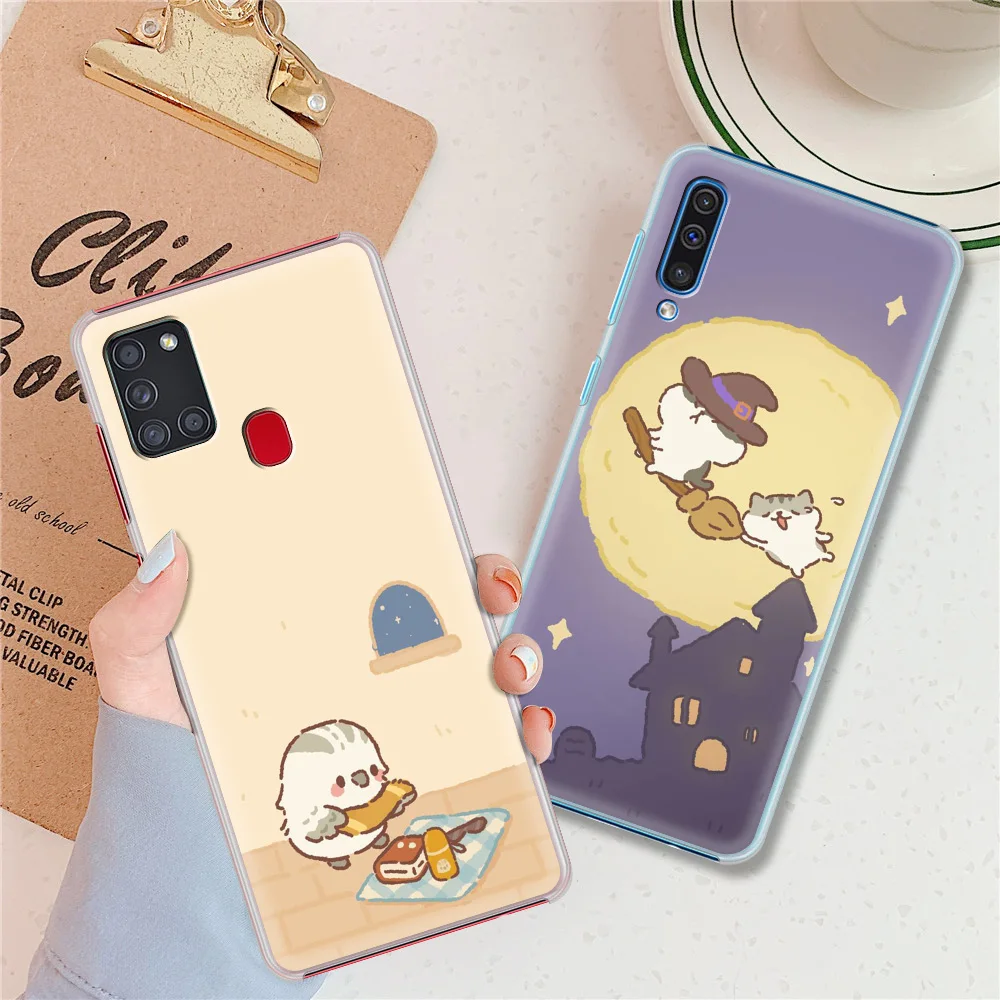 

Cute Animal Restaurant Game Hard PC Phone Case For Samsung Galaxy A51 A50 A71 A70 A21s A31 A12 A10 A20e A40 A41 Cover Coque