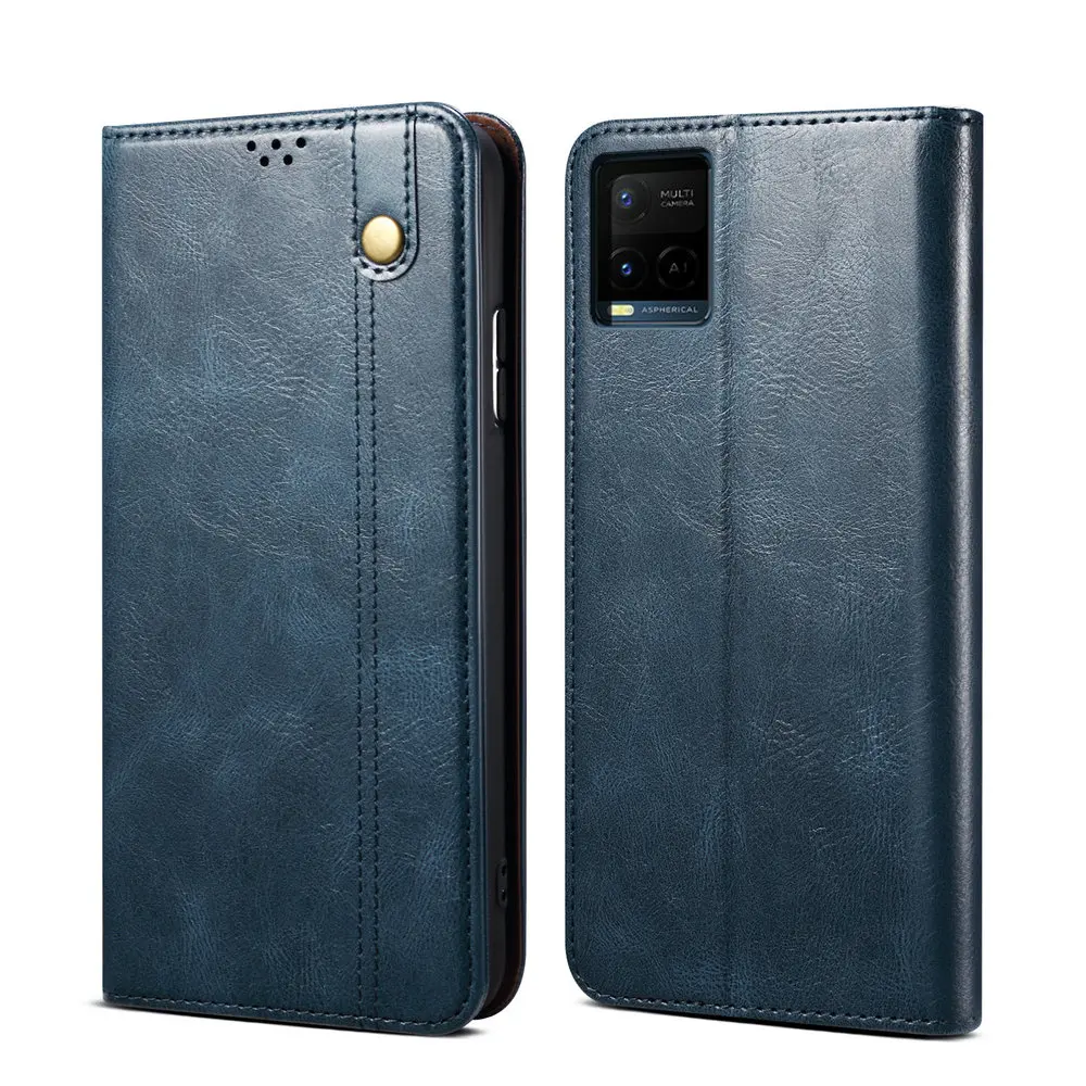 Новинка кожаный флип-чехол для телефона Vivo Y11 Y02A Y02 Y02S Y78 PLUS Y78M Y16 Y35 Y36 Y27 Y53t