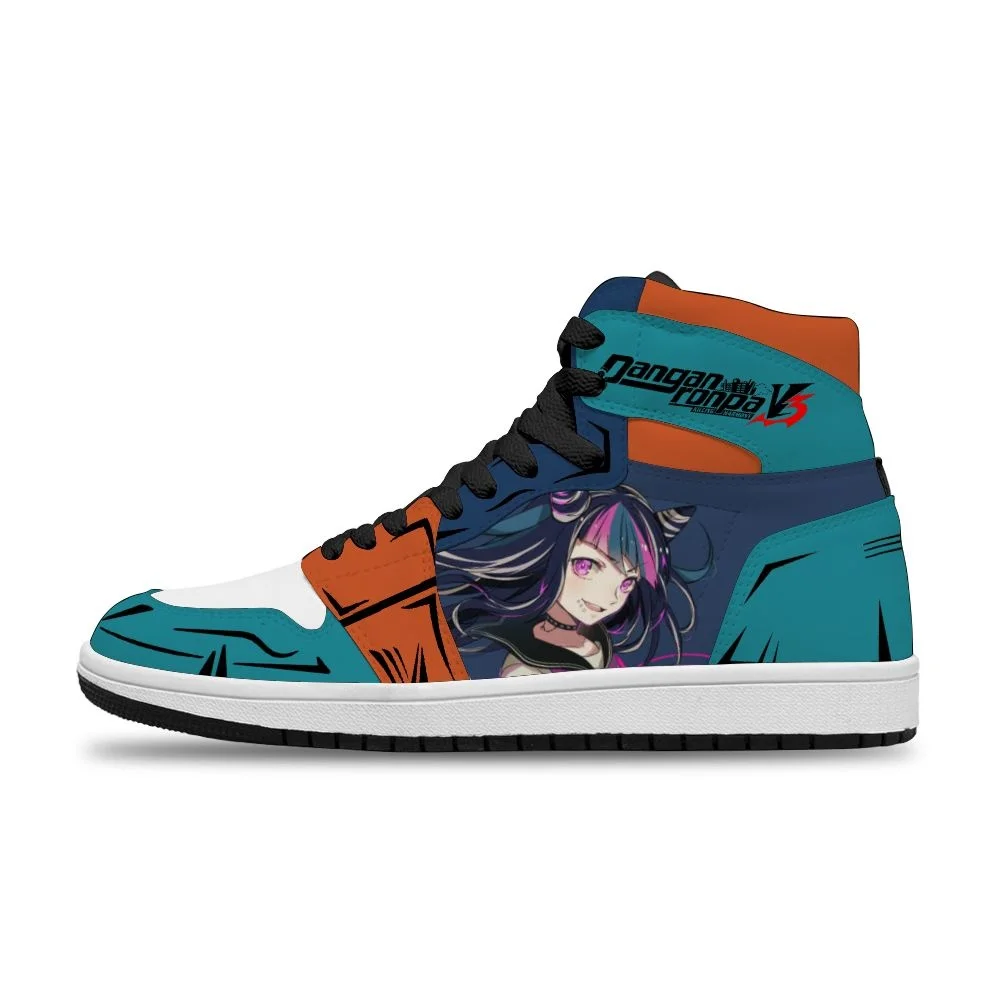 

2021 Japanese Hot Anime Danganronpa Diy Cosplay Sports Non-Slip Basketball Shoes For Boys Unisex Fashion Sneakers