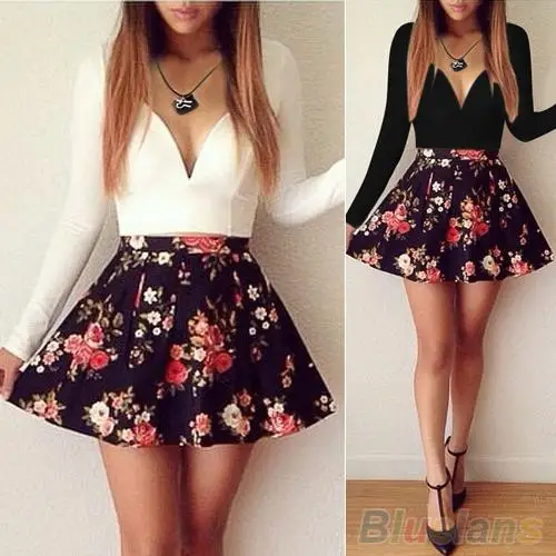 Модное женское летнее сексуальное мини платье с v образным вырезом и длинным