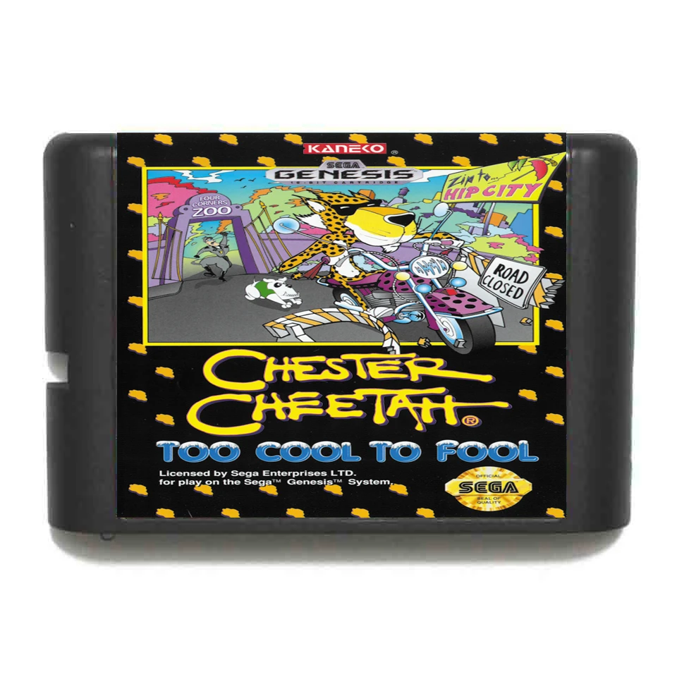 Честер Cheetan 16 бит MD карточная игра для Sega игры Mega Drive Genesis | Электроника