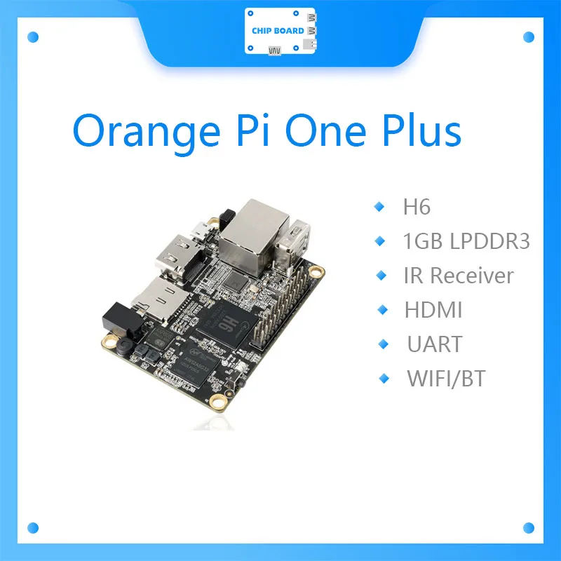 Мини ПК Orange Pi One Plus H6 1 Гб четырехъядерный 64 бит Поддержка Android 7 0|Демонстрационные