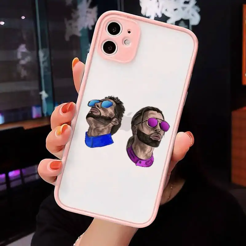 

PNL QLF Rapper singer Phone Case matte transparent For Pink iPhone 7 8 x xs xr 11 12 pro plus mini max Clear Funda