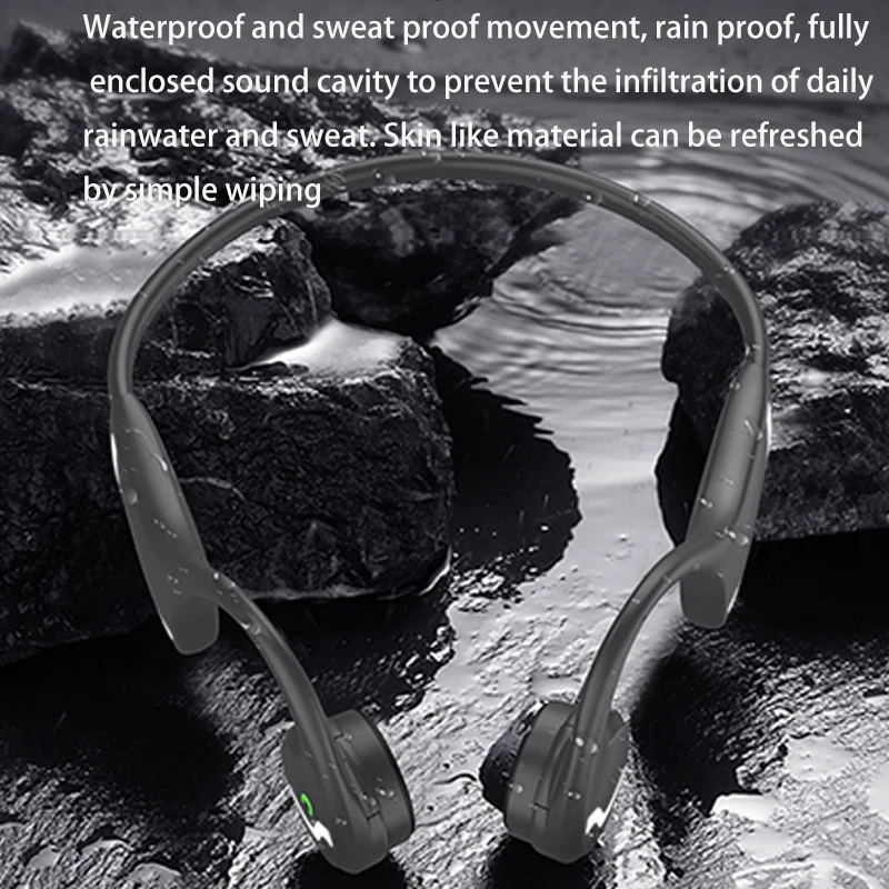 

H9 Bone Conduction Bluetooth Headset Wireless Sports Bluetooth 5.0 Open Binaural Stereo Bone Conduction Headset