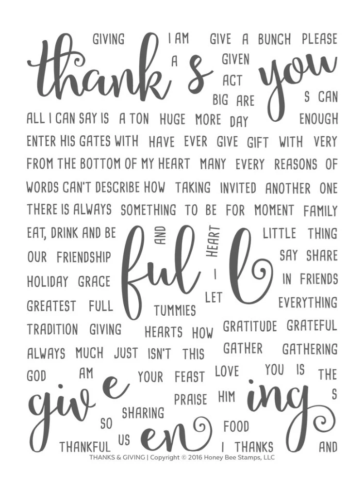 Спасибо и дарим прозрачный силиконовый штамп/печать для сделай сам