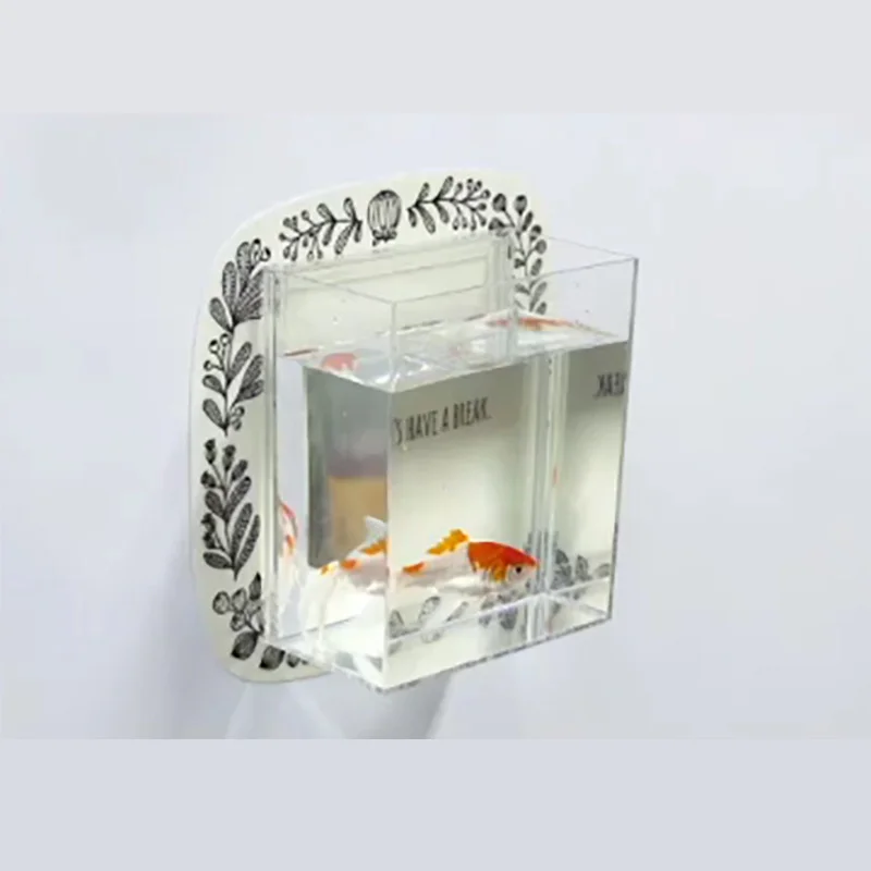 Бесшовные стикеры Настенные акриловые ящик для хранения прозрачный хлопок банка