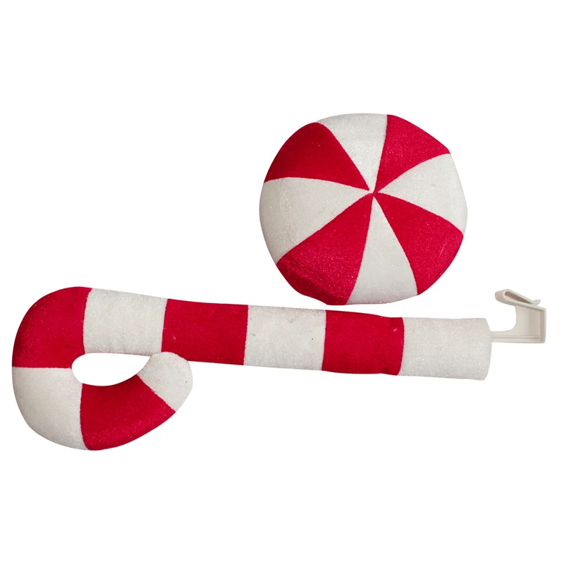 Креативное милое украшение для автомобиля Рождественская елка конфеты тростник