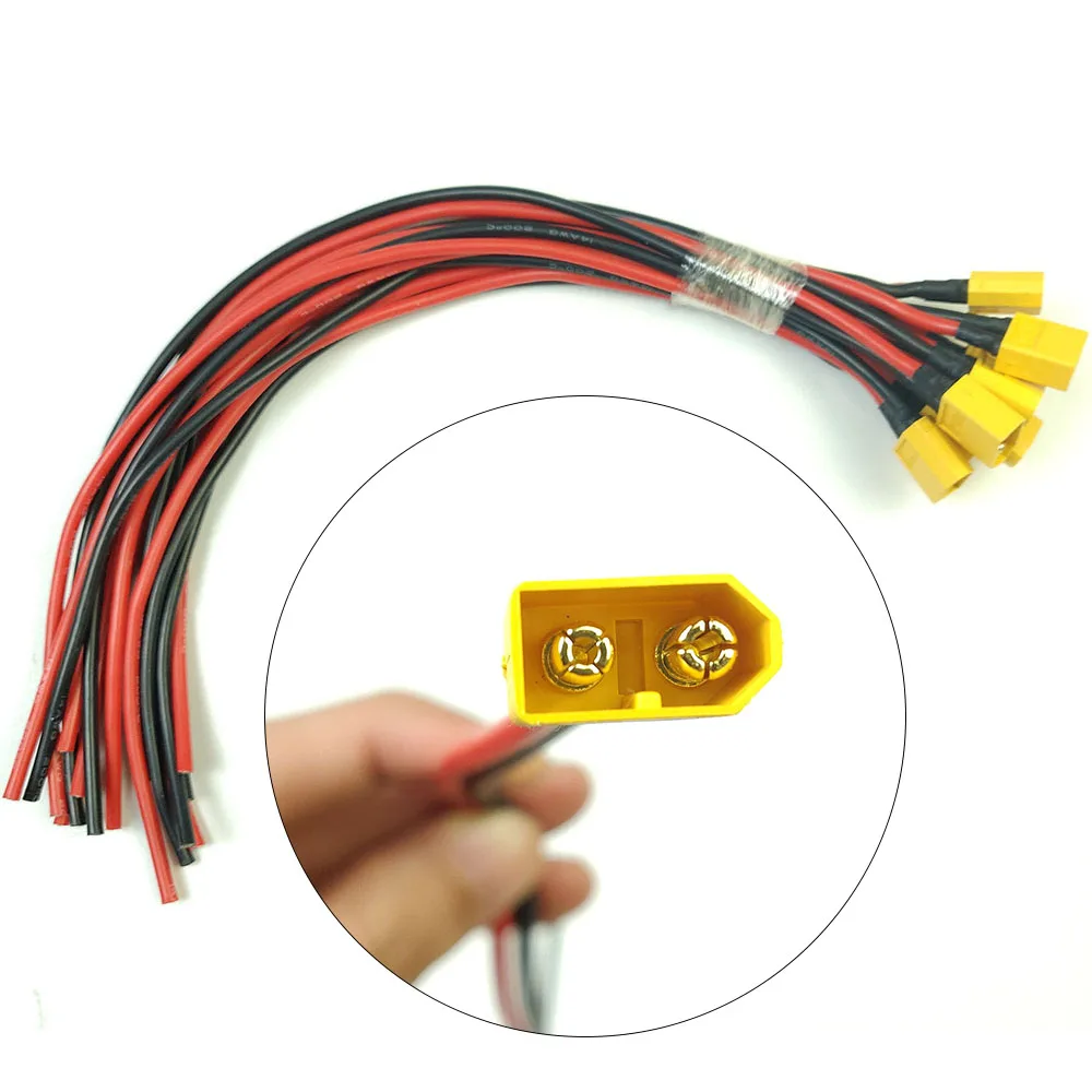 

Mid Drive Motor Power Cable Electric Bike Battery Connector Cable with XT60 interface 29CM Extension Cable for Bafang Bicycle