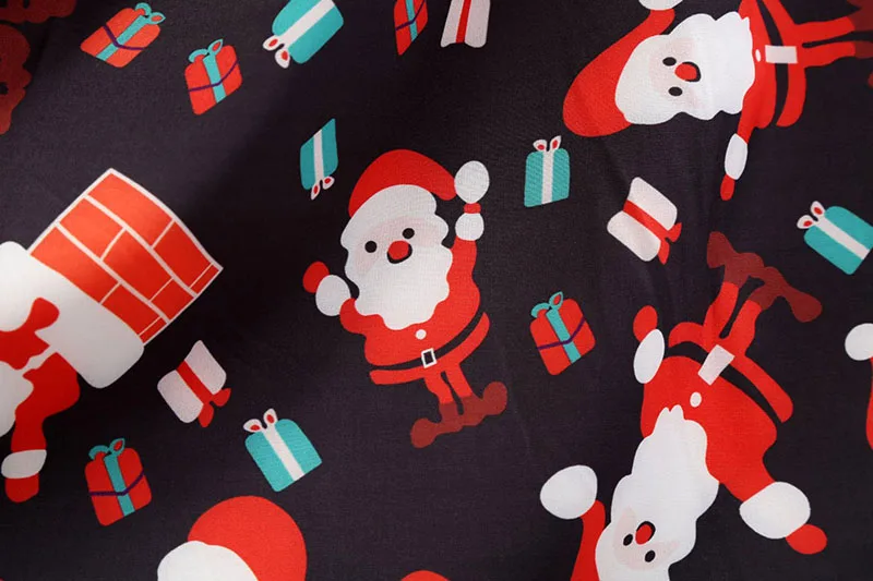 S~ 3XL рождественское платье для женщин цветочный принт тонкое винтажное платье повседневное без рукавов элегантное миди платья для вечеринок vestidos robe
