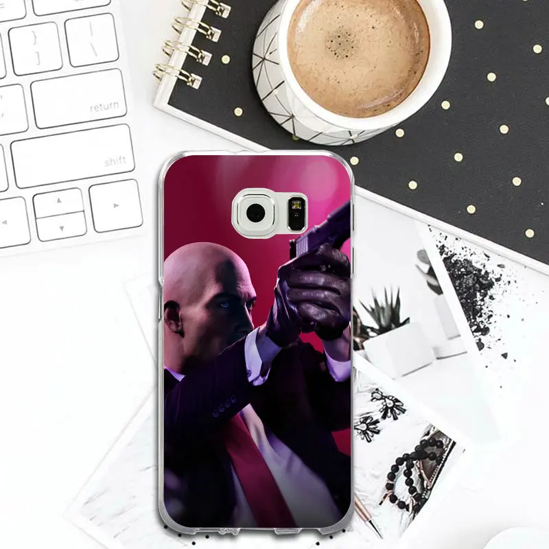Hitman 2 Agent 47 Soft TPU Phone Case for Samsung Galaxy S2 S3 S4 S5 Mini S6 S7 Edge S8 S9 S10 Plus Lite Note 8 9 Coque Fundas |