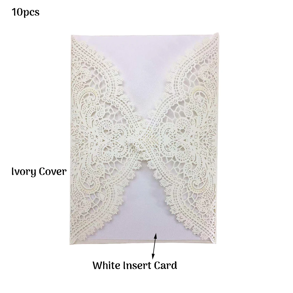 WEHRPARTY Свадебные пригласительные открытки с лазерной резкой