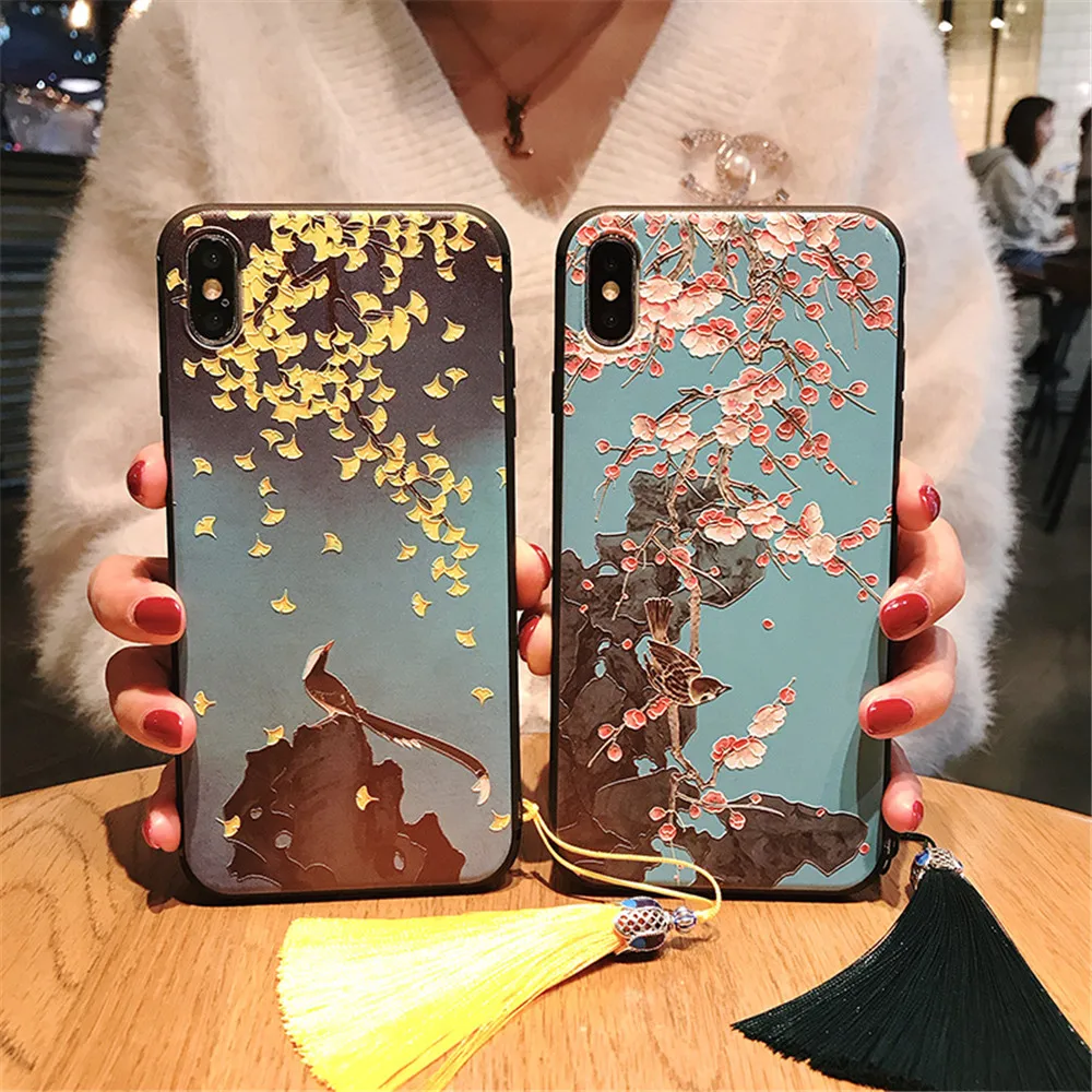 чехол на айфон 7 Для iPhone X XR XS MAX для телефона с ремешком запястье кисточкой s Iphone 8 6 S