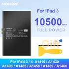 Аккумулятор Nohon для планшета iPad3 iPad4 A1460, батарея для iPad 3 4 A1416 A1403 A1430 A1459 A1458, литий-полимерные аккумуляторы высокого качества