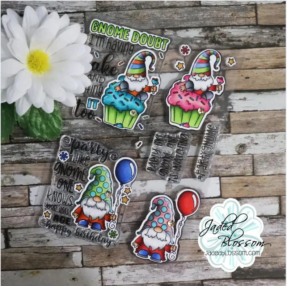 Новые металлические Вырубные штампы и для вечеринки гнометки карточки