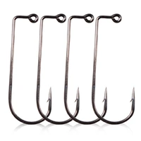 1pcs golden 90 degree right angle hook upside down single hook high carbon steel barbed anti corrosion fishhooks fishing tackle