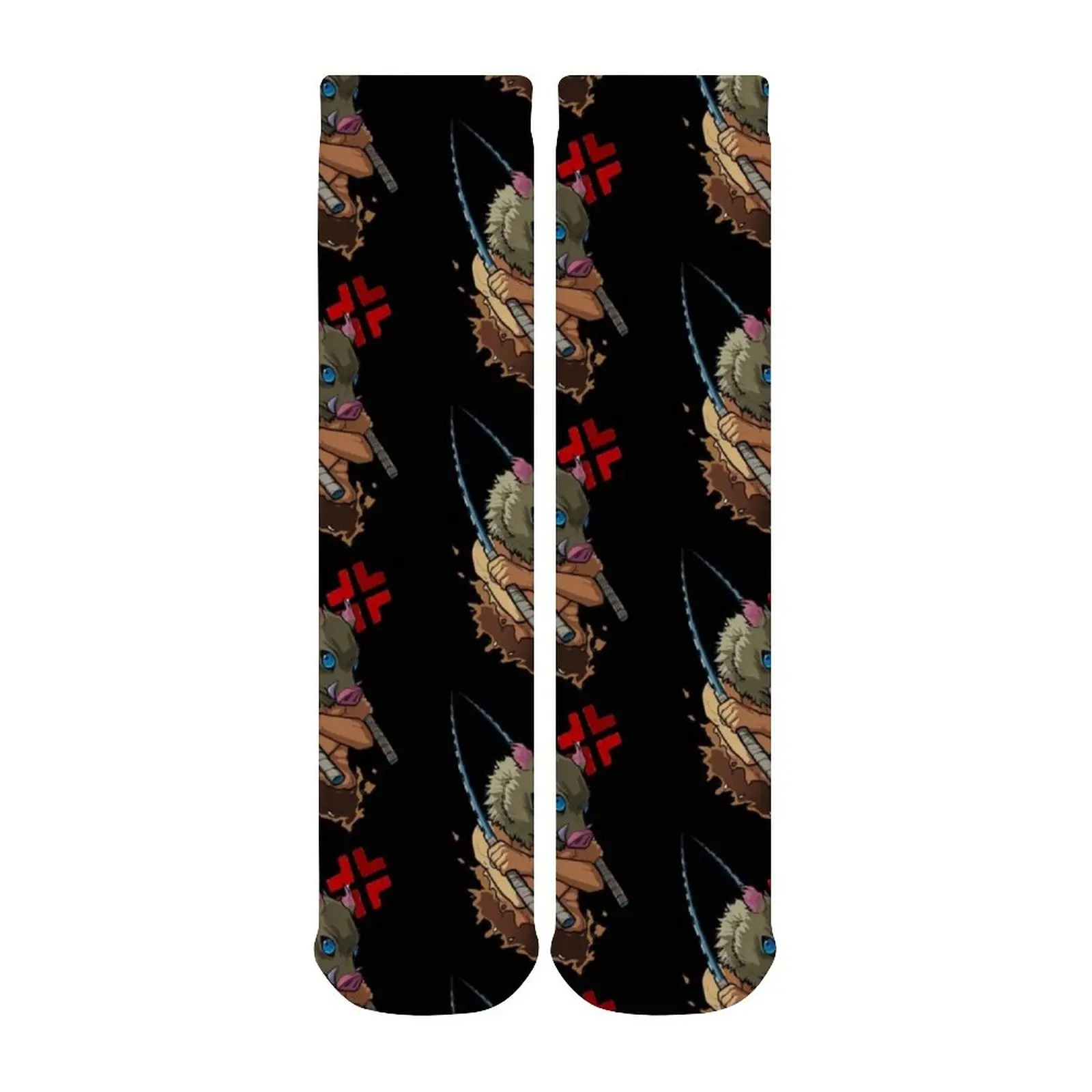

Kimetsu No Yaiba Socks Men Large Chemical Fiber Stockings Printed Fitness Antibacterial Creative Socks