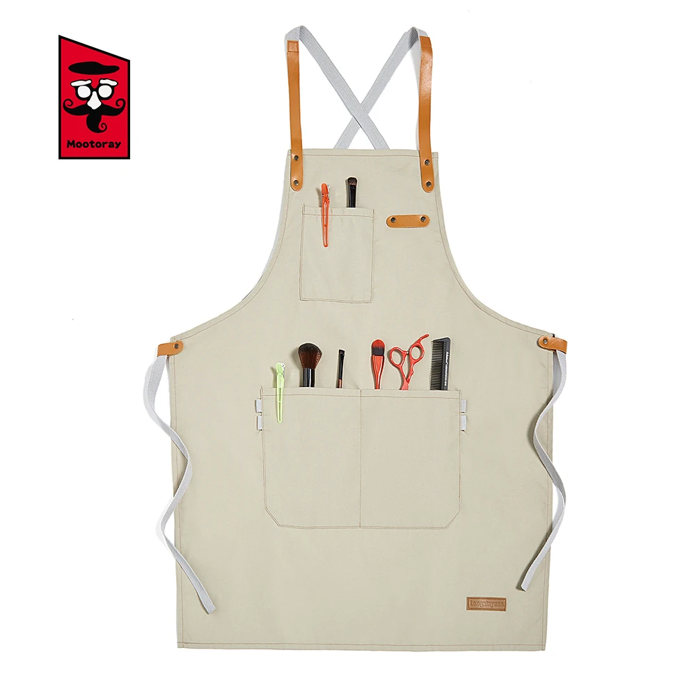 

Фартук брезентовый на шнуровке унисекс, водонепроницаемый, с карманом, для ресторана, кухни, приготовления пищи, для кафе, пекарни, парикмах...