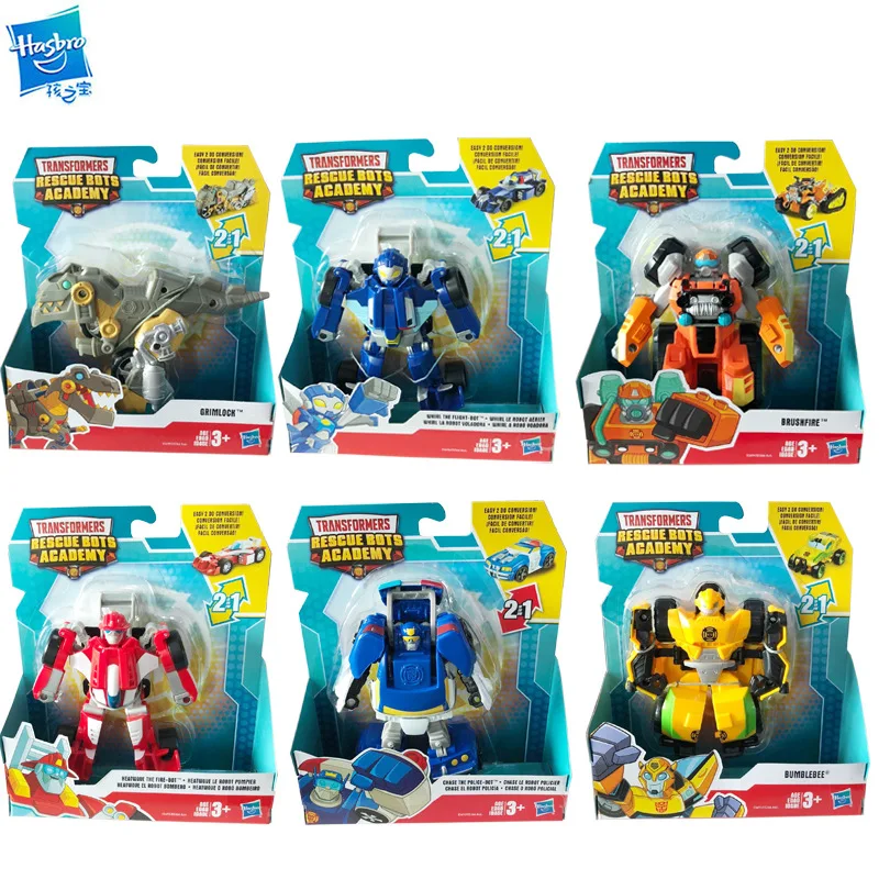 Автомобиль робот Hasbro Transformers Rescue Bots Academy Heatwave Bumblebee Chase Brush Fire Whirl Grimlock модели