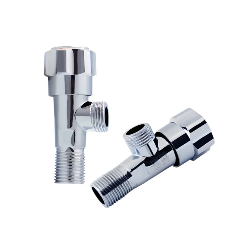 Сплав Медный сердечник треугольный клапан умывальник туалет на входе и выходе