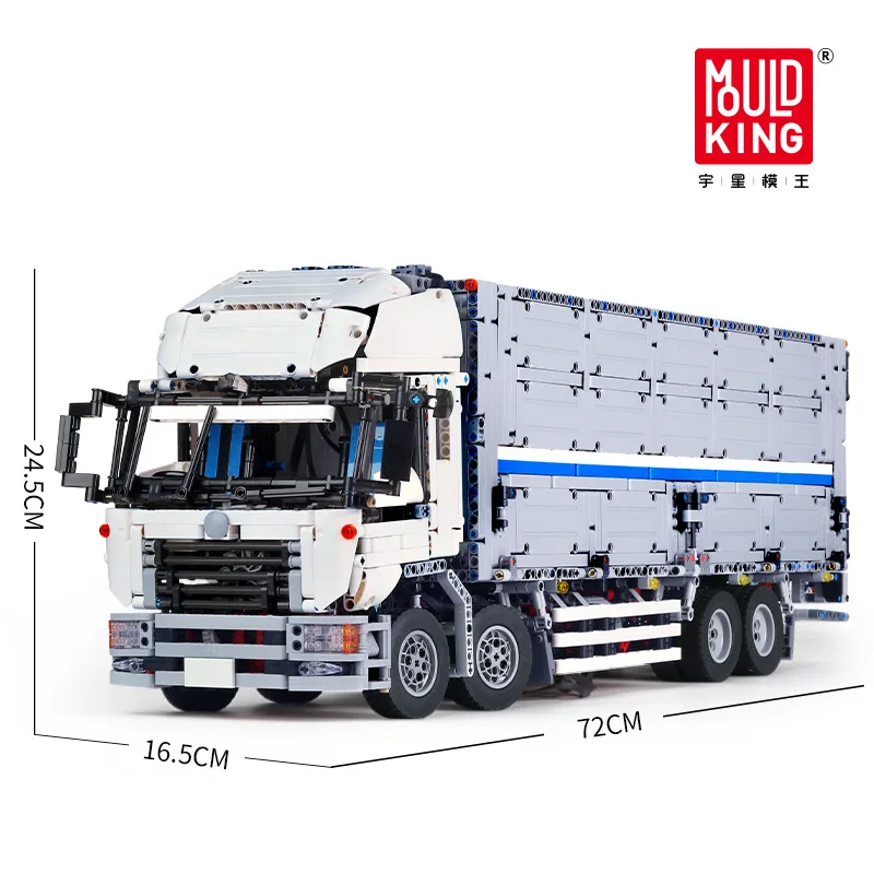 

Mould King 13139 MOC High-tech Series Wing Body Truck Model APP Electric Remote Control Building Blocks 4166pcs Brick Truck Toys