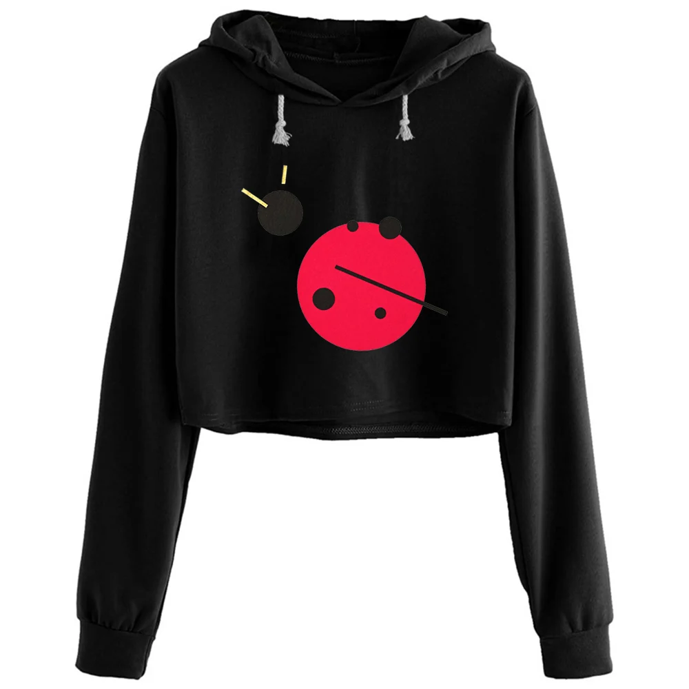 

Golden Experience Anime Crop Hoodies Women Harajuku Anime Emo Aesthetic Pullover For Girls