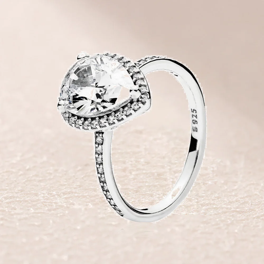 

196251CZ RADIANT LARGE TEARDROP RING