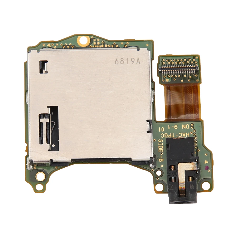 

Game Card Slot Lightweight Games Playing with Headphone Jack Boards Elements for Nintendo Switch Replacement Part