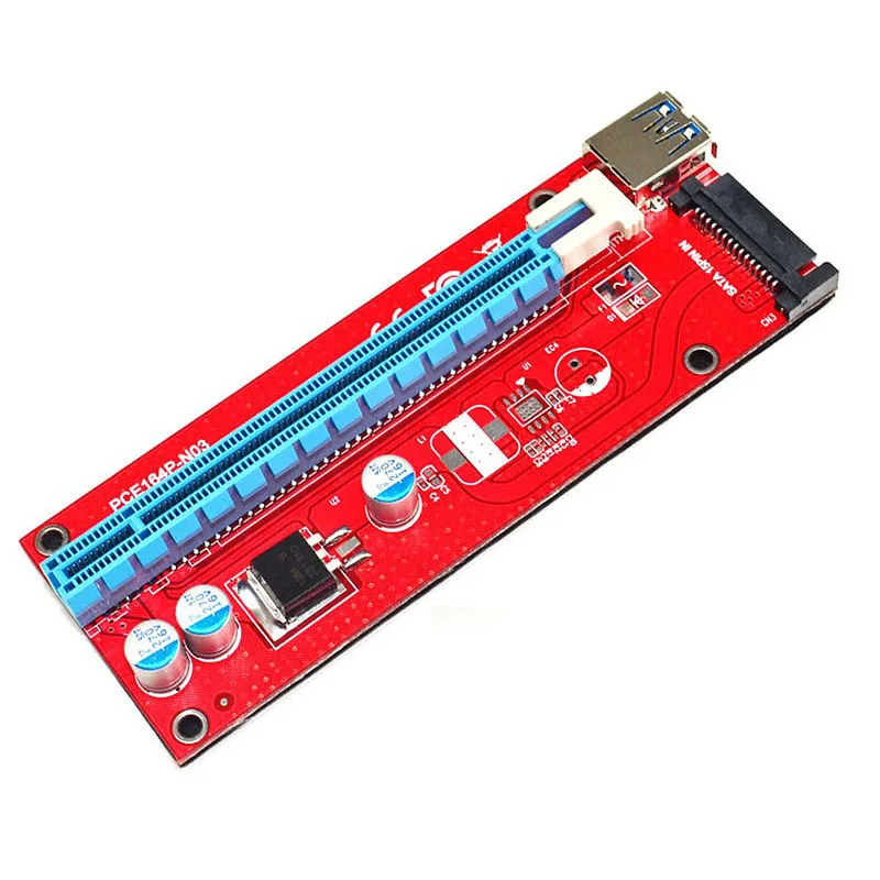 Адаптер для переходных карт USB3.0 PCI E Express 1X to 16X кабель удлинитель графической