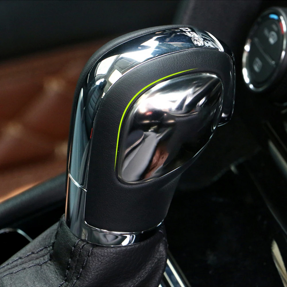 Стайлинг автомобиля ручка переключения передач головная наклейка Накладка для VW