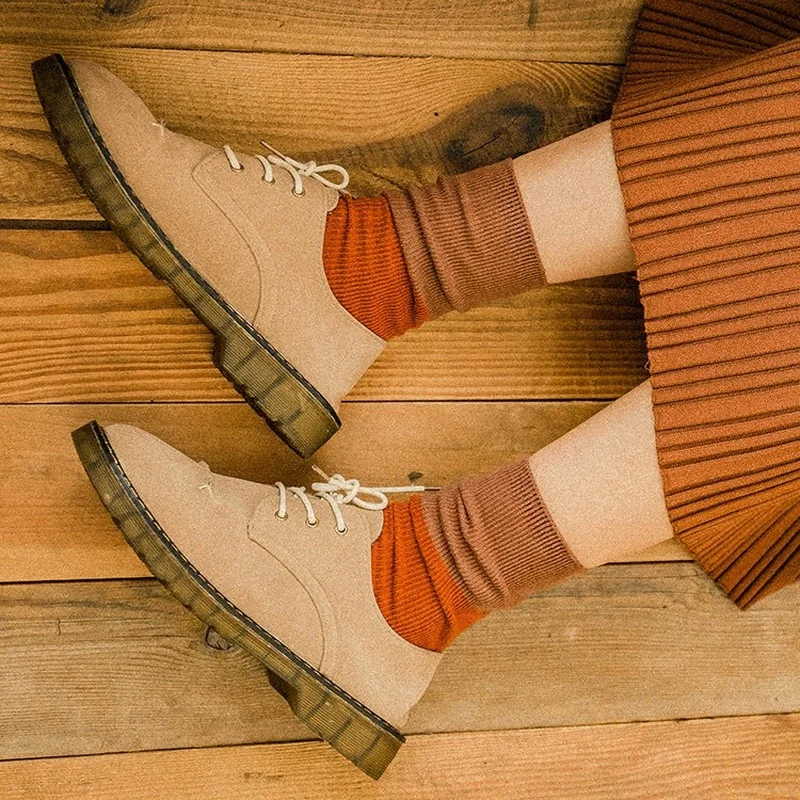 Женские носки из хлопка в Корейском стиле Харадзюку | Женская одежда