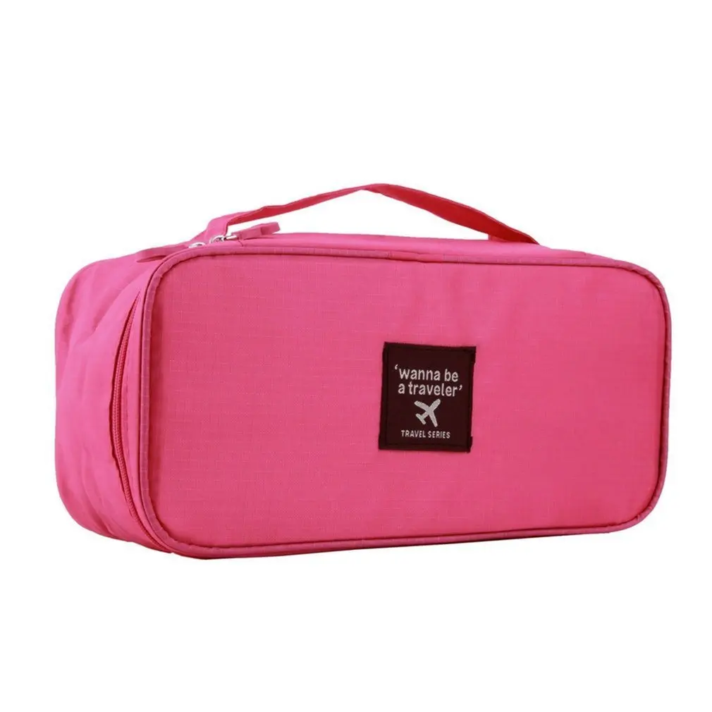 

Portable Protect Bra Underwear Lingerie Case Travel Organizer Bag Waterproof Women Cosmetic Makeup Storage Case