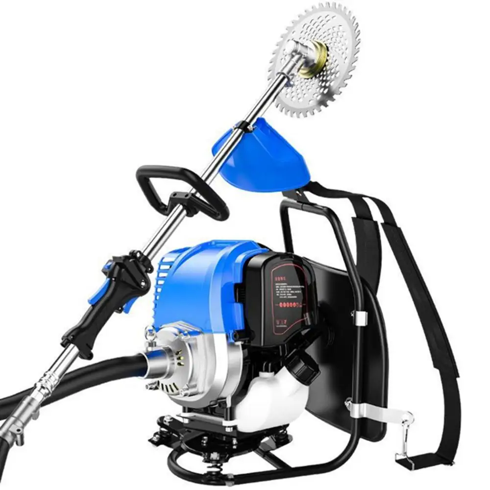 Газонокосилка 4 тактная кусторез многофункциональный бытовой бензиновый