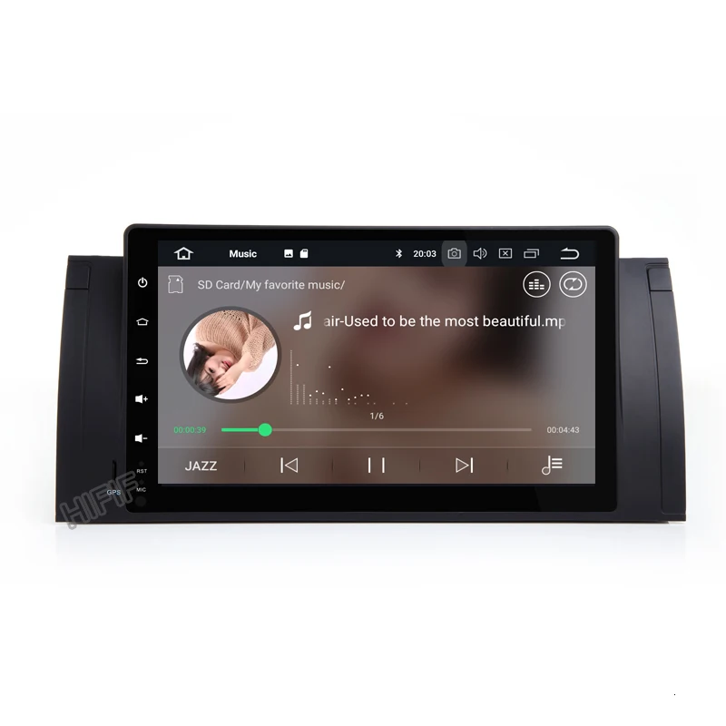 9 дюймов 1024x600 HD сенсорный экран 1 din Android 10 0 Автомобильный мультимедийный Радио