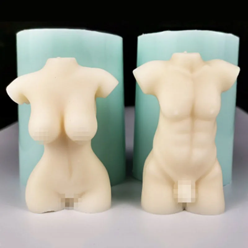 Силиконовая форма 3D для женщин и мужчин штукатурка в виде человеческого тела