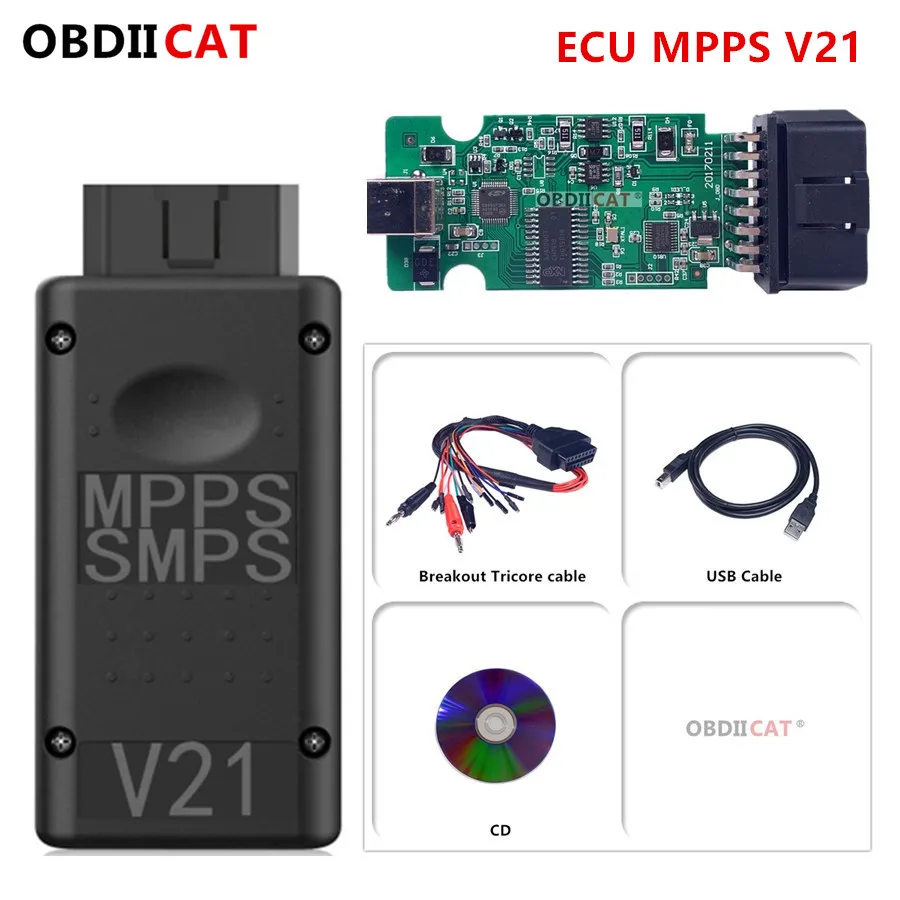 Новейший MPPS V13 V16 V18 V21 MAIN + TRICORE MULTIBOOT с разрывным тросом автомобильный инструмент