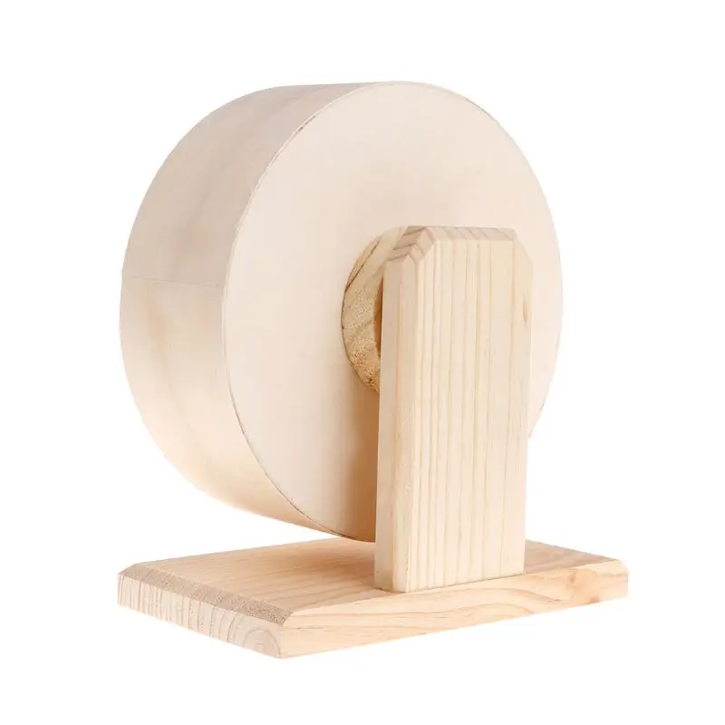 Ролик для хомяка колесо из натурального дерева игровые игрушки Шиншилла морская