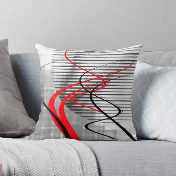 

winter abstract digital painting Soft Throw Pillow Cover Print Pillow Case Waist Cushion Cover Pillows NOT Included