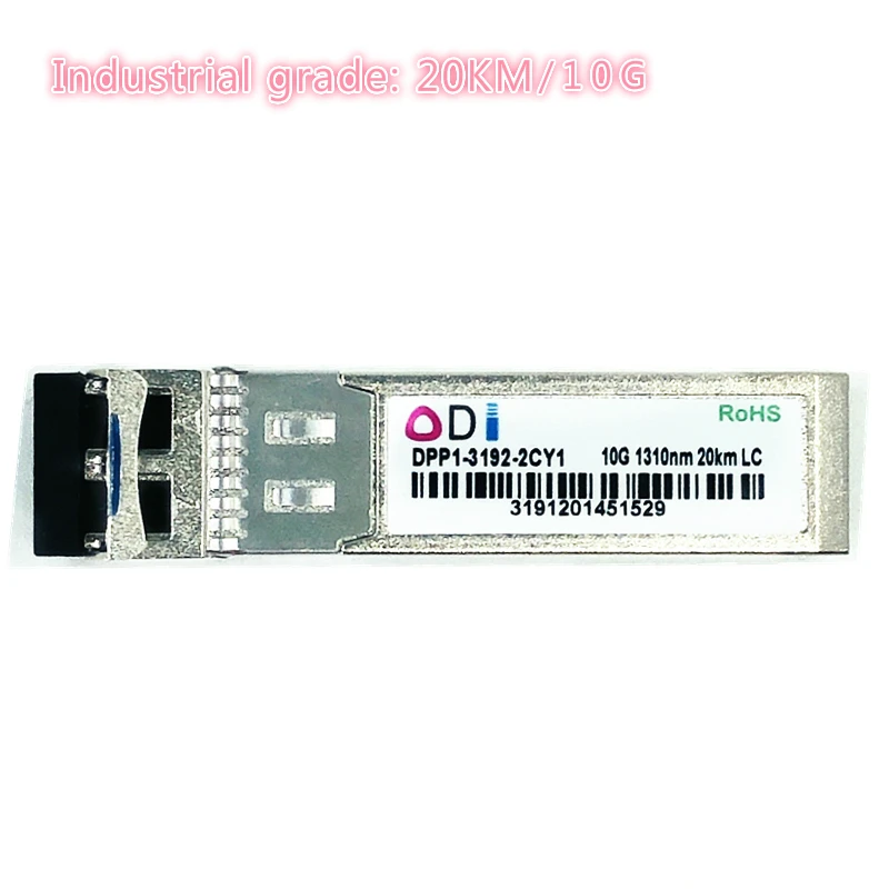SFP 1 25G/10G LC 20/40/60km промышленный класс нм + трансивер промышленного класса-40-85