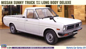 

Пластиковая Сборная модель автомобиля Hasegawa, масштаб 1/24, NISSAN SUNNY TRUCK "Длинный кузов Делюкс, коллекция для взрослых, набор для сборки 21120