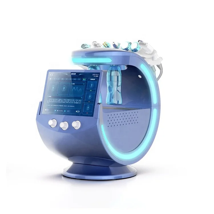 

Ice blue 2 in best water jet skin care machine with skin analyzer software