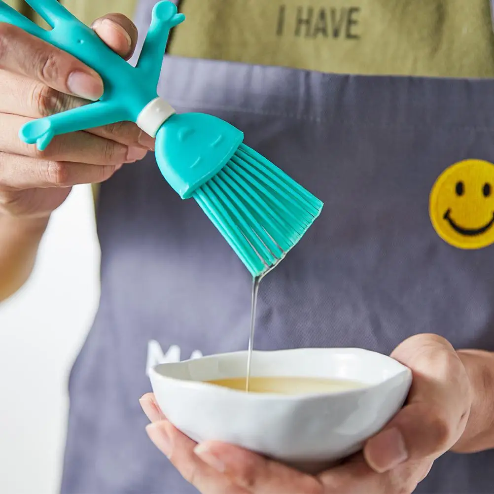 

Silicone Basting Brush Heat Resistant Barbecue Basting Brush Food Brush for Kitchen Cooking Baking